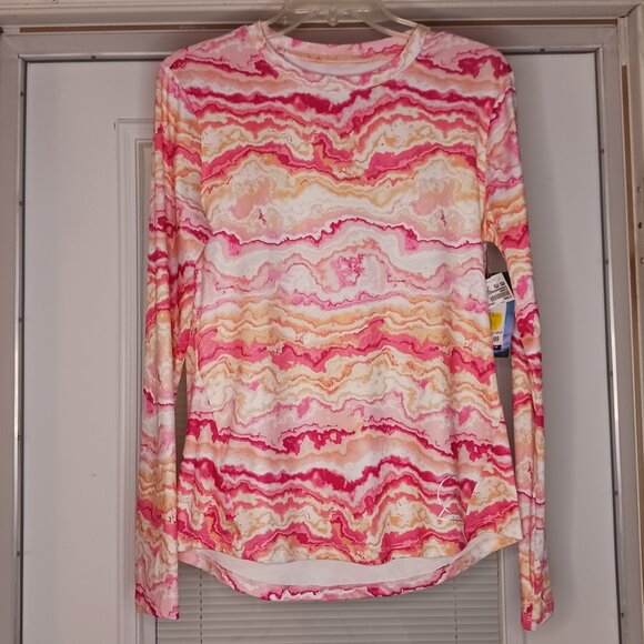 Enlighten Tops - 2 for $12 - NWT Enlighten Red/Orange/White Top Sizze Small